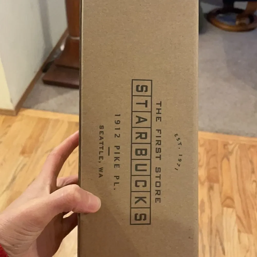 STARBUCKS pike place amber mermaid siren tumbler